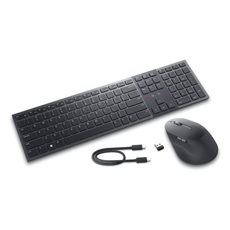 Dell | Premier Collaboration Keyboard and Mouse | KM900 | Keyboard and Mouse Set | Wireless | LT | Graphite | USB-A | Wireless c - 3